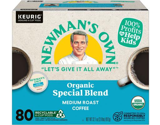Organics Newman's Special Blend Pods, 80 count Newman's Own