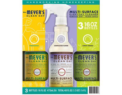 Clean Day Multi-Surface Everyday Cleaner Variety Pack, 3 pack, 16 fl. oz. Mrs. Meyer's