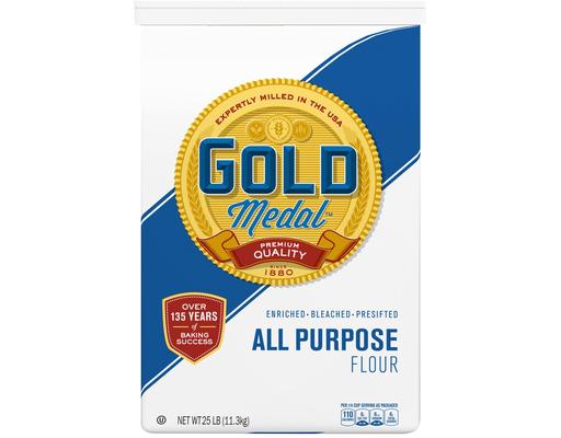 All Purpose Flour, Baking Flour, 25 lbs. Gold Medal