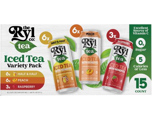 Iced Tea Variety, 16 oz., 15 pack The Ryl Co.