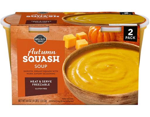 Autumn Squash Soup, 2 pack, 32 oz. each Wellsley Farms
