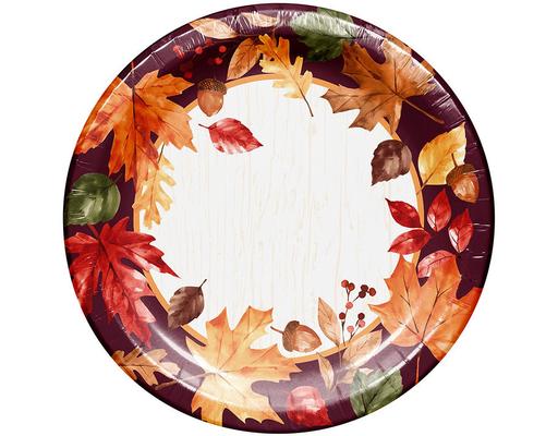 Fall 10" Plate, 80 count. Artstyle