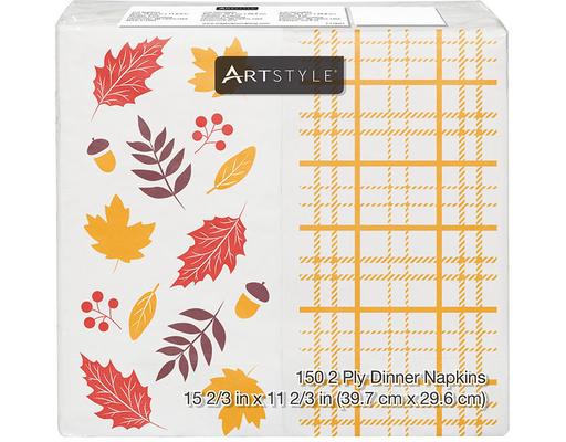 Premium Dinner Napkin, 100 count. Artstyle