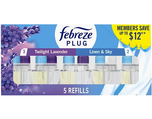 Plug In Air Freshener, Scented Oil Refill, 5 count. Febreze