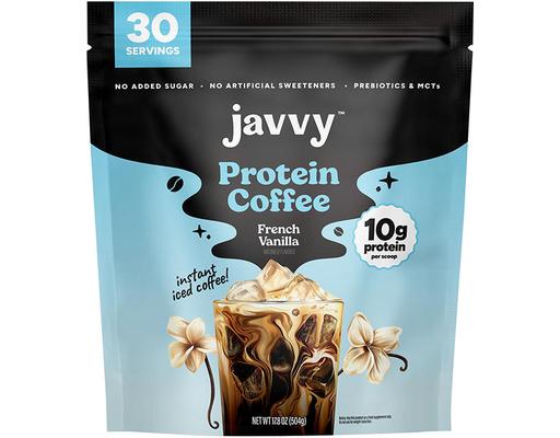French Vanilla Protein Coffee, 80mg Caffeine, 10g Protein, 17.8 oz. Javvy