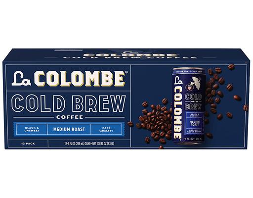 Black Cold Brew Coffee, No Sugar Added, 12 pack, 9 fl. oz. each La Colombe