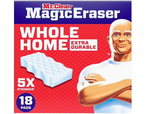 Extra Durable Scrub Magic Eraser Sponges, 18 count Mr. Clean