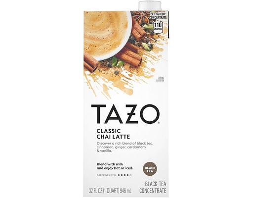 Classic Chai Latte Black Tea Concentrate, 3 pack, 32 oz. Tazo