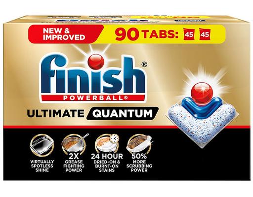 Ultimate Quantum Dishwasher Detergent Tablets, 90 count. Finish