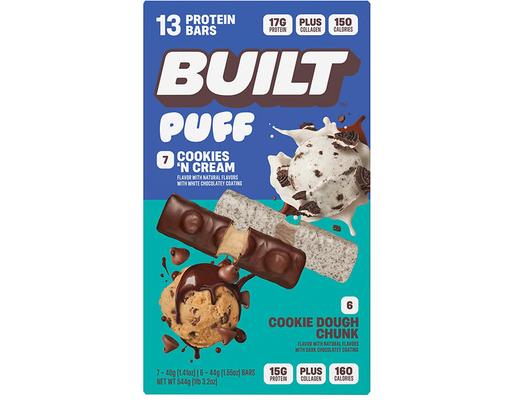 Cookie Variety Pack, 15g Protein, Bars, 13 count, 1.41 oz. Built