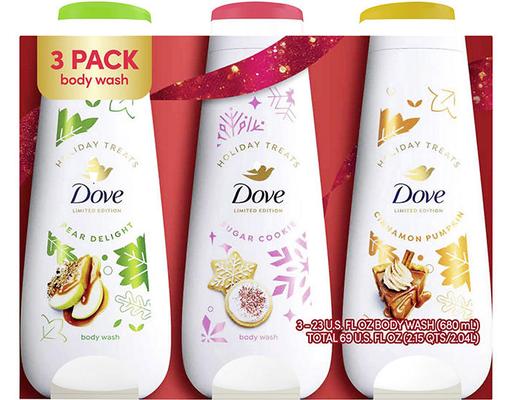 Holiday Body Wash Variety Pack 3 pack, 23 fluid ounce each Dove