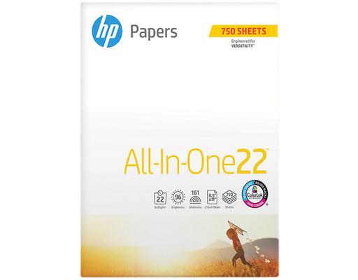 All-In-One Printing Paper, 96 Brightness, 22 lb., 750 Sheets HP
