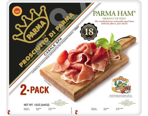 18 Month Aged Prosciutto di Parma, 2 count, 6 ounce each Casale