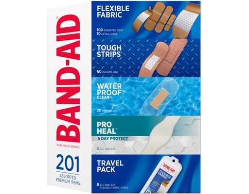 Adhesive Bandages Assorted - 201 count Band Aid