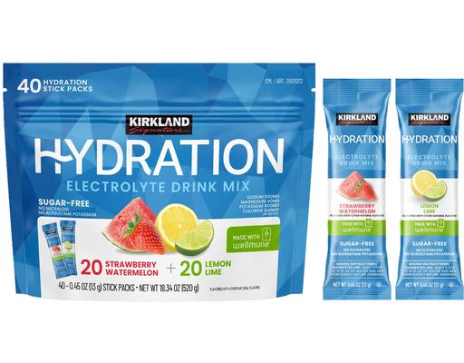 Sugar Free Hydration Variety Pack, 40 count Kirkland Signature