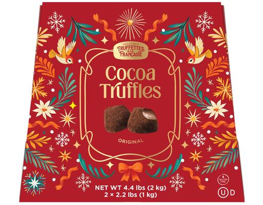 Truffettes a la Francaise Cocoa Truffles Original 2 pack, 2.2 pound each Chocmod