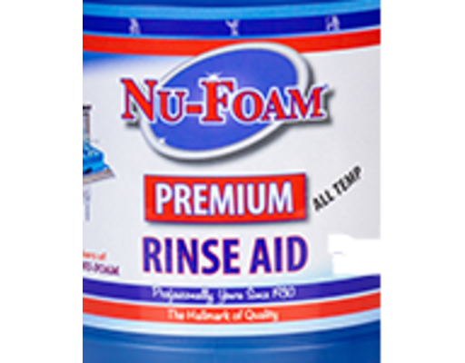 Premium Rinse Aid, All Temp. Nu-Foam