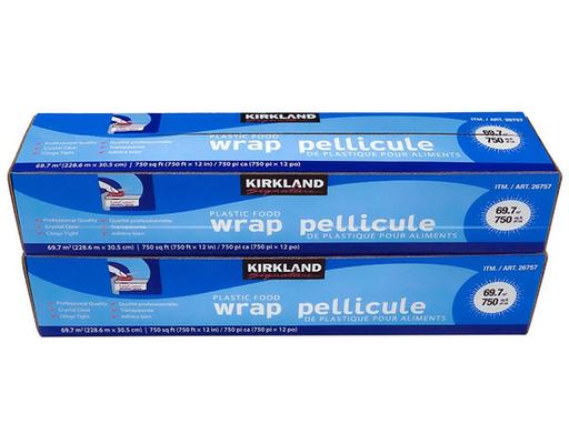 Plastic Food Wrap, 750 foot, 2 count Kirkland Signature