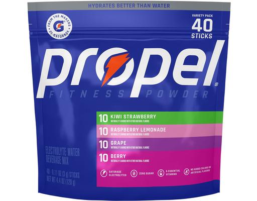 Fitness Powder Variety Pack, 40 pack. Propel