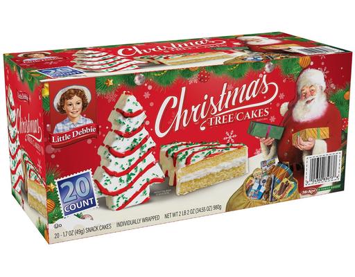 Christmas Tree Cakes, 1.7 oz., 20 pack Little Debbie