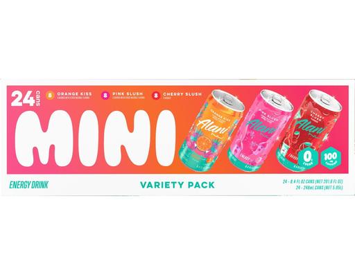 Mini Variety Pack, 8.4 fl. oz., 24 pack. Alani Nu