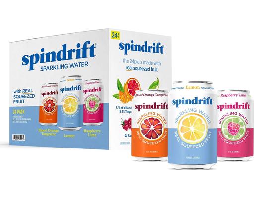 Sparkling Water Variety Pack 12 fl. oz., 24 pack. Spindrift