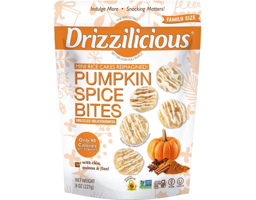 Pumpkin Spice Mini Rice Cakes, 8 oz. Drizzilicious