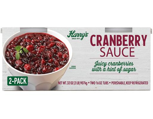 Cranberry Sauce, 16 oz. cups, 2 pack Harry's