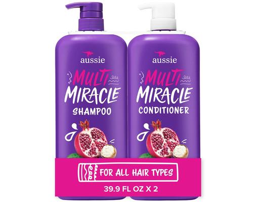 Multi Miracle Shampoo & Conditioner, 39.9 fl. oz., 2 pack Aussie