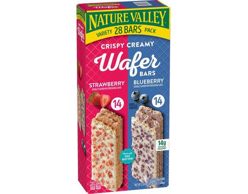 Crispy Creamy Wafer Bars, Variety Pack, 28 count Nature Valley