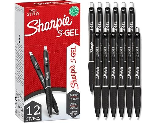 S-Gel, Gel Pens, Black and Blue Gel Ink Pens, 12 count. Sharpie