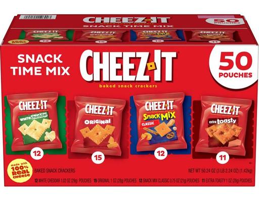 Snack Time Mix Variety Pack, 1 oz., 50 pack Cheez-It