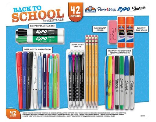 Back To School Essentials 42-Piece School Supply List Sharpie