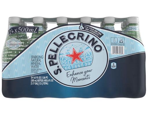 Sparkling Natural Mineral Water, 16.9 fl oz, 24-count SanPellegrino
