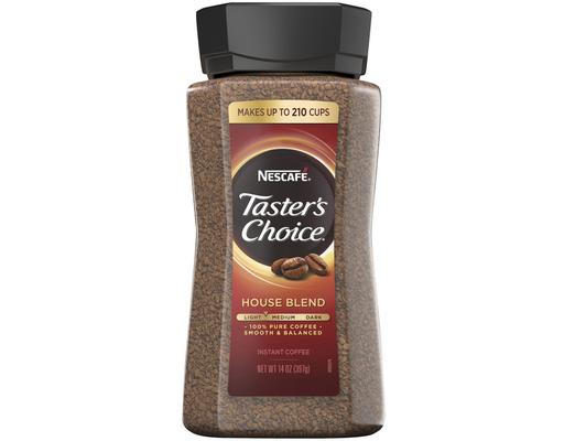 Taster's Choice Instant Coffee, House Blend, Light-Medium Roast,14 oz Nescafe