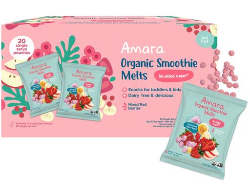 Organic Smoothie Melts, 2 oz. bags, 20 count Amara