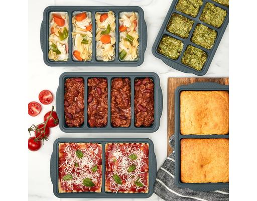 Silicone Freezer Trays with Lids, 5 pack MIU