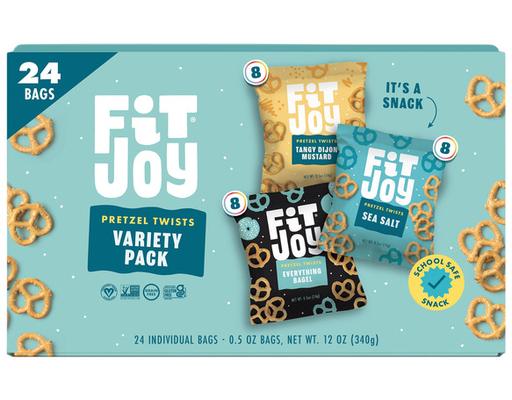 Grain Free Pretzels Variety Pack, 24 count Fitjoy