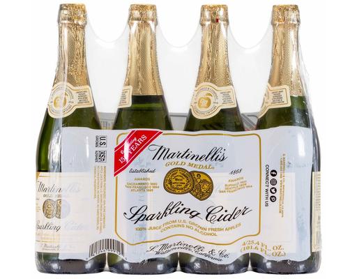 Sparkling Cider, Apple, 25.4 fl oz, 4 count Martinelli's